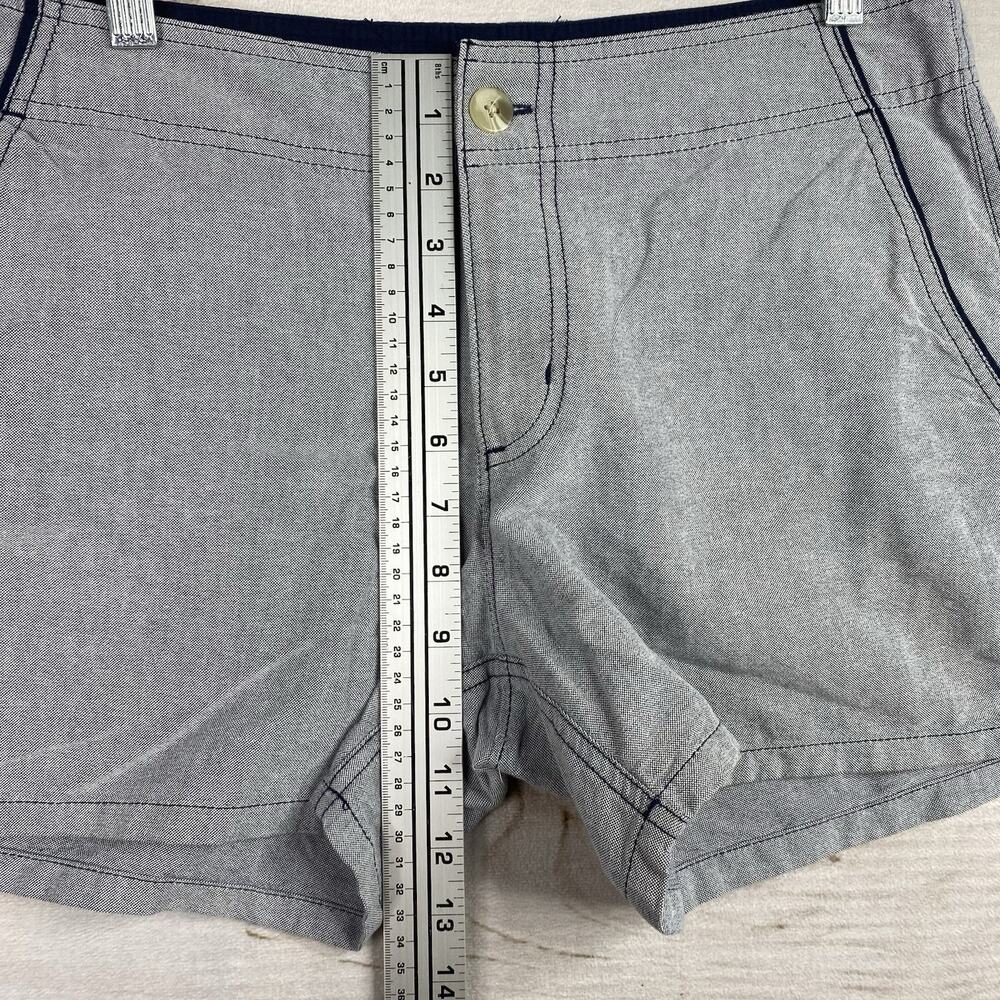 Columbia PFG Shorts Sz 8 Gray Blue Solar Fade Short 4" PFG Omni-Shade UPF 30 - Picture 4 of 10